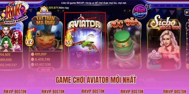 Game chơi Aviator mới nhất tại cổng game Rikvip